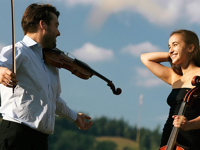Matouš Pěruška a Kristina Vocetková