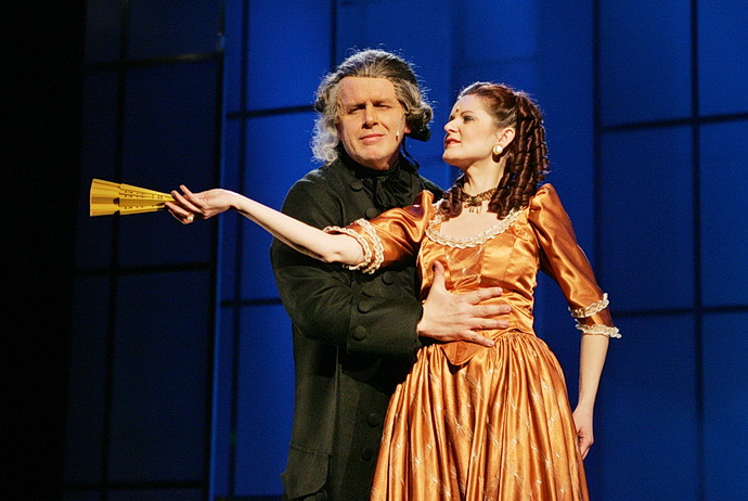 Hana Medková s Josefem Vránou v Amadeovi, VČD 2010