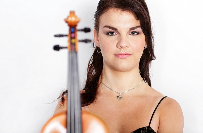 Houslistka Olga Šroubková
